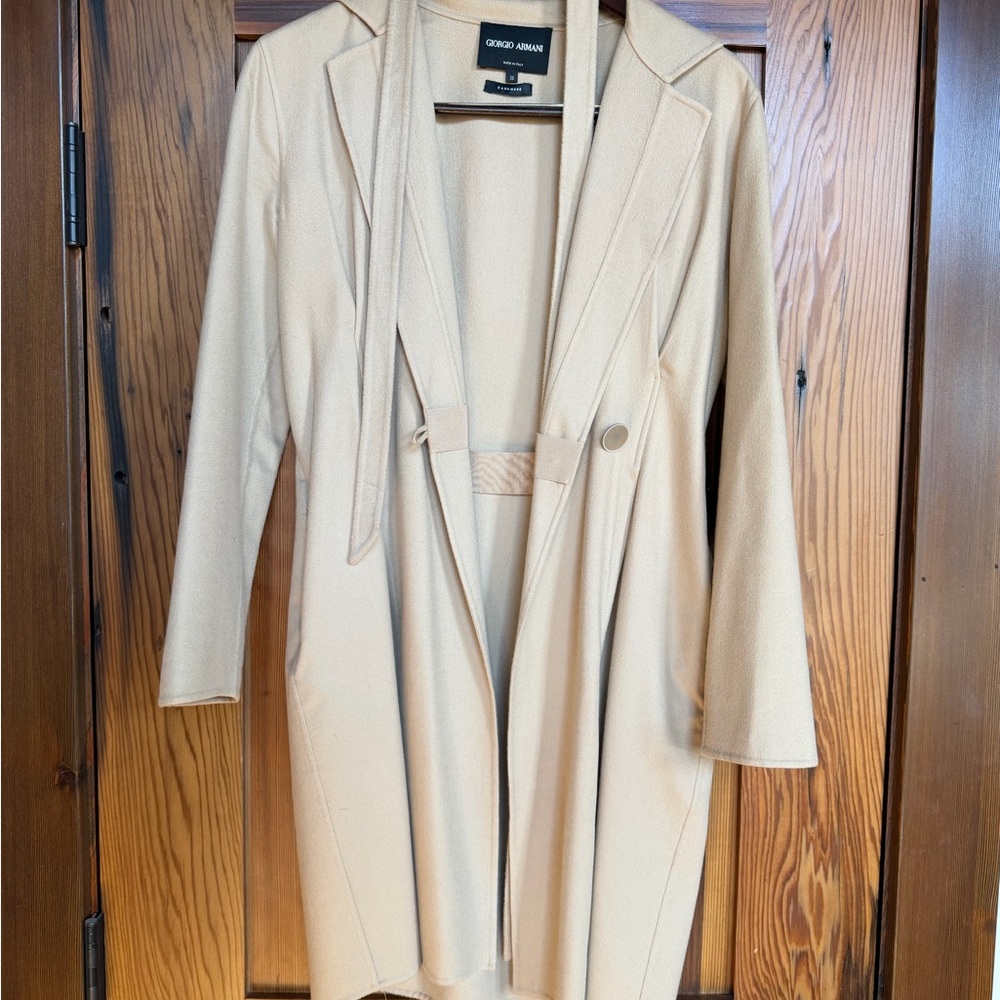 Giorgio Armani Women's Cashmere Trench Coat